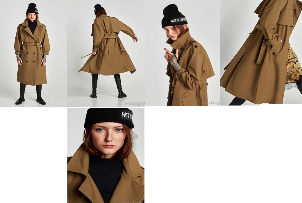 Trench Coat Women&prime; Style British Classic Gobal Fashion